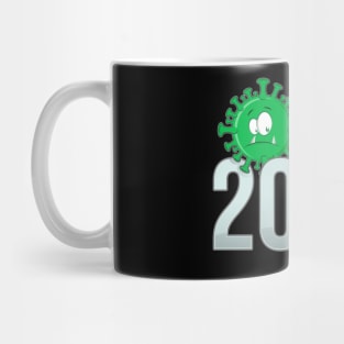 Cartoon Funny Covid Vaccination Awareness 2021 Mug